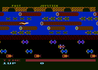 Frogger title screen for Atari 5200